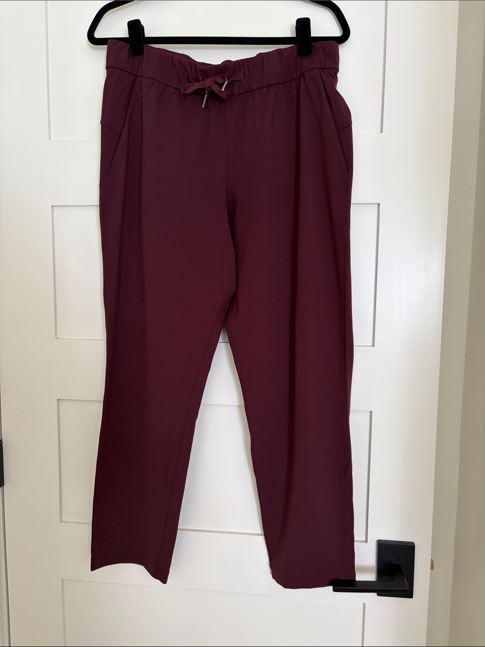 Lululemon Casual Drawstring Pants in Deep Burgundy/Plum